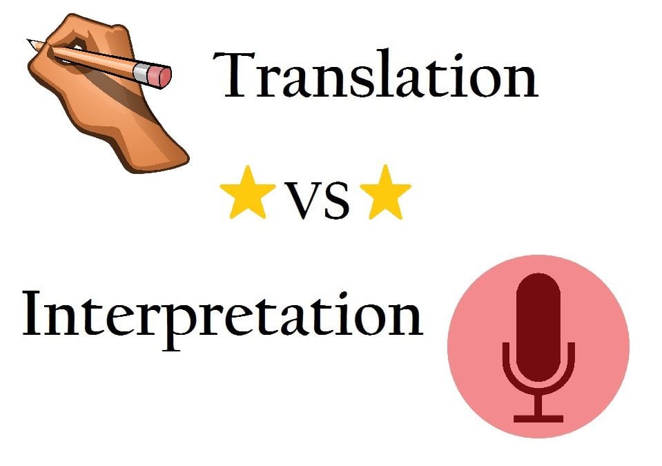 Translation vs Interpretation